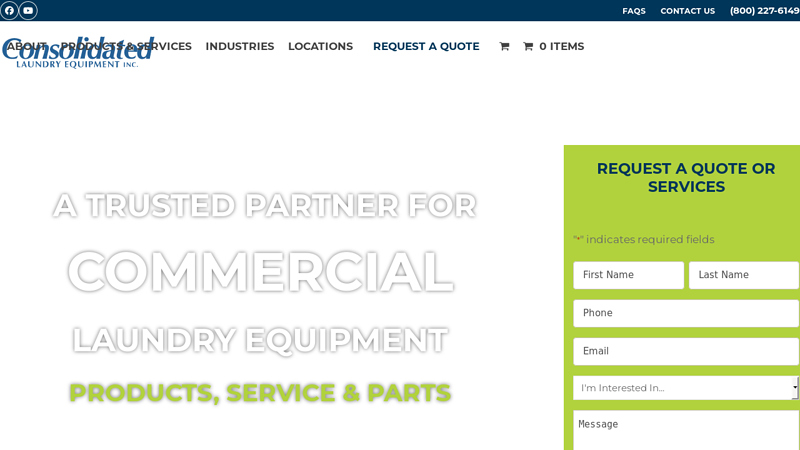 Consolidated Laundry Equipment Inc