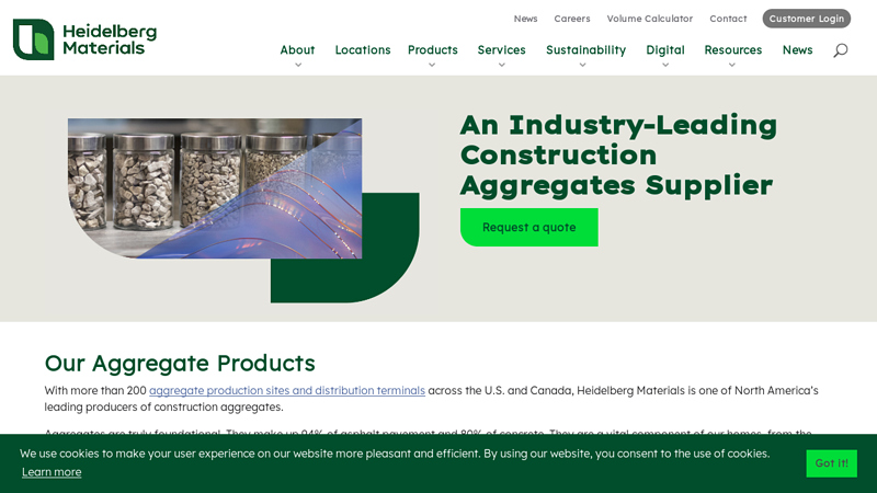 Construction Aggregate Products