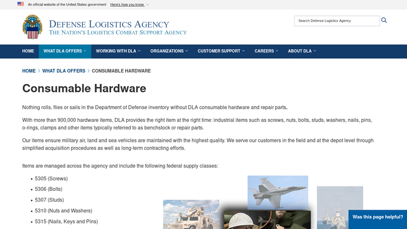 Consumable Hardware