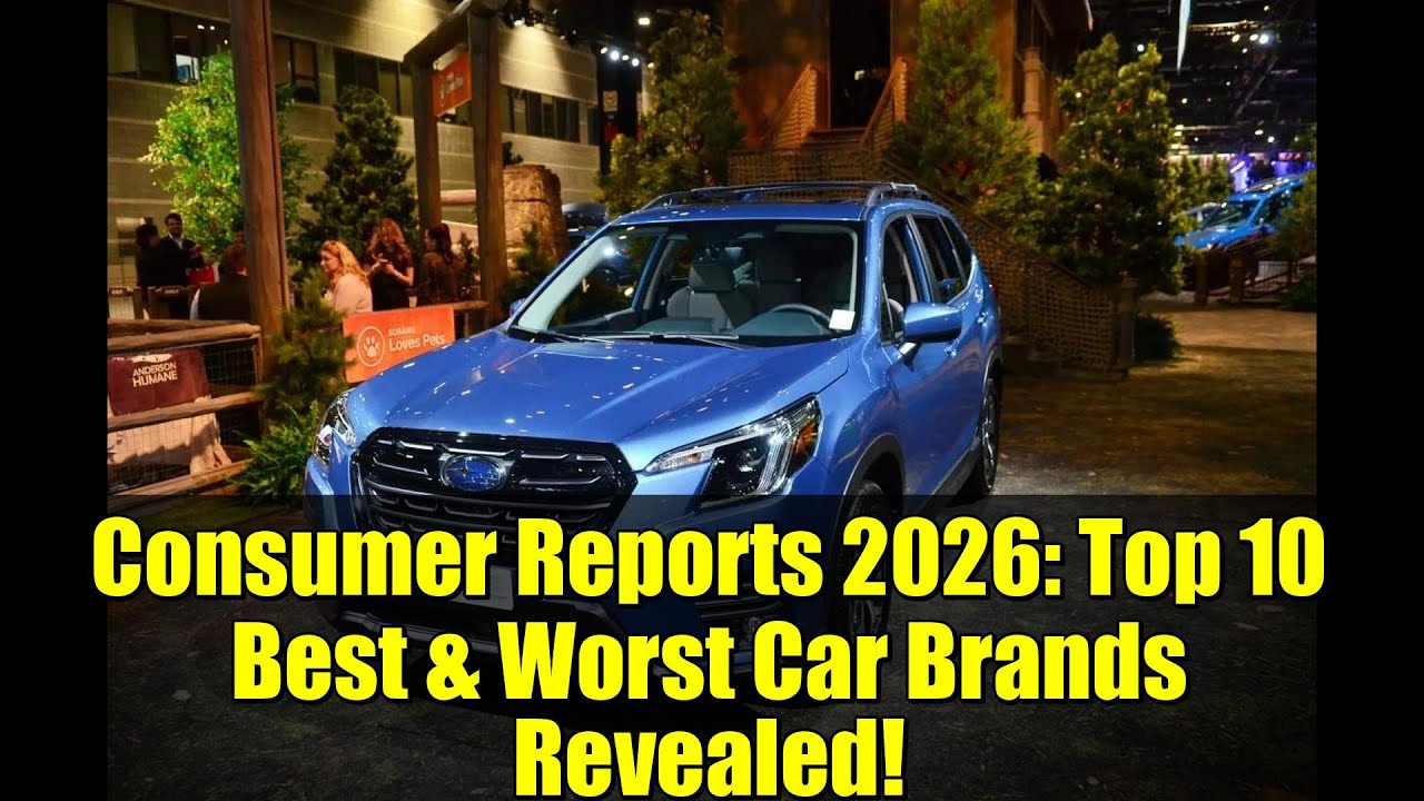 Consumer Reports unveils 10 best and worst car brands for 2026