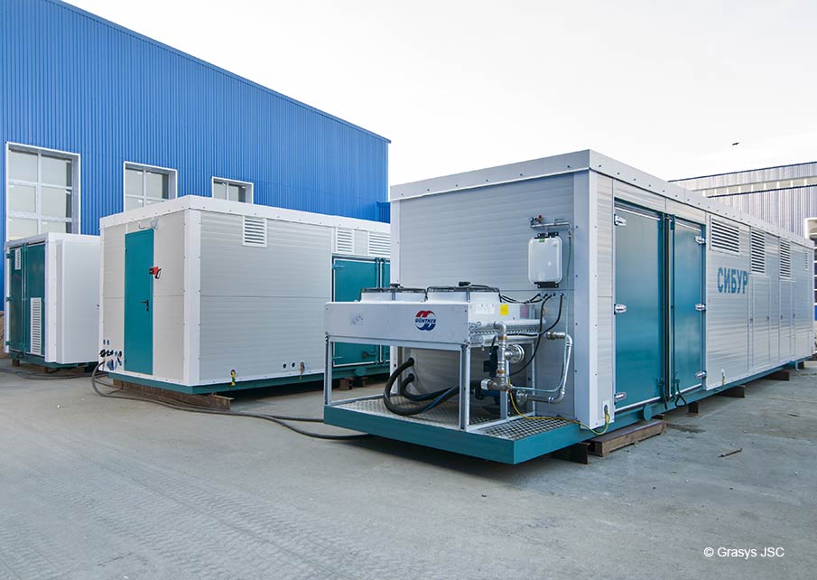 Containerized nitrogen plant