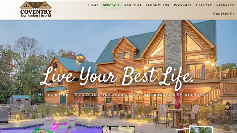 Coventry Log Homes