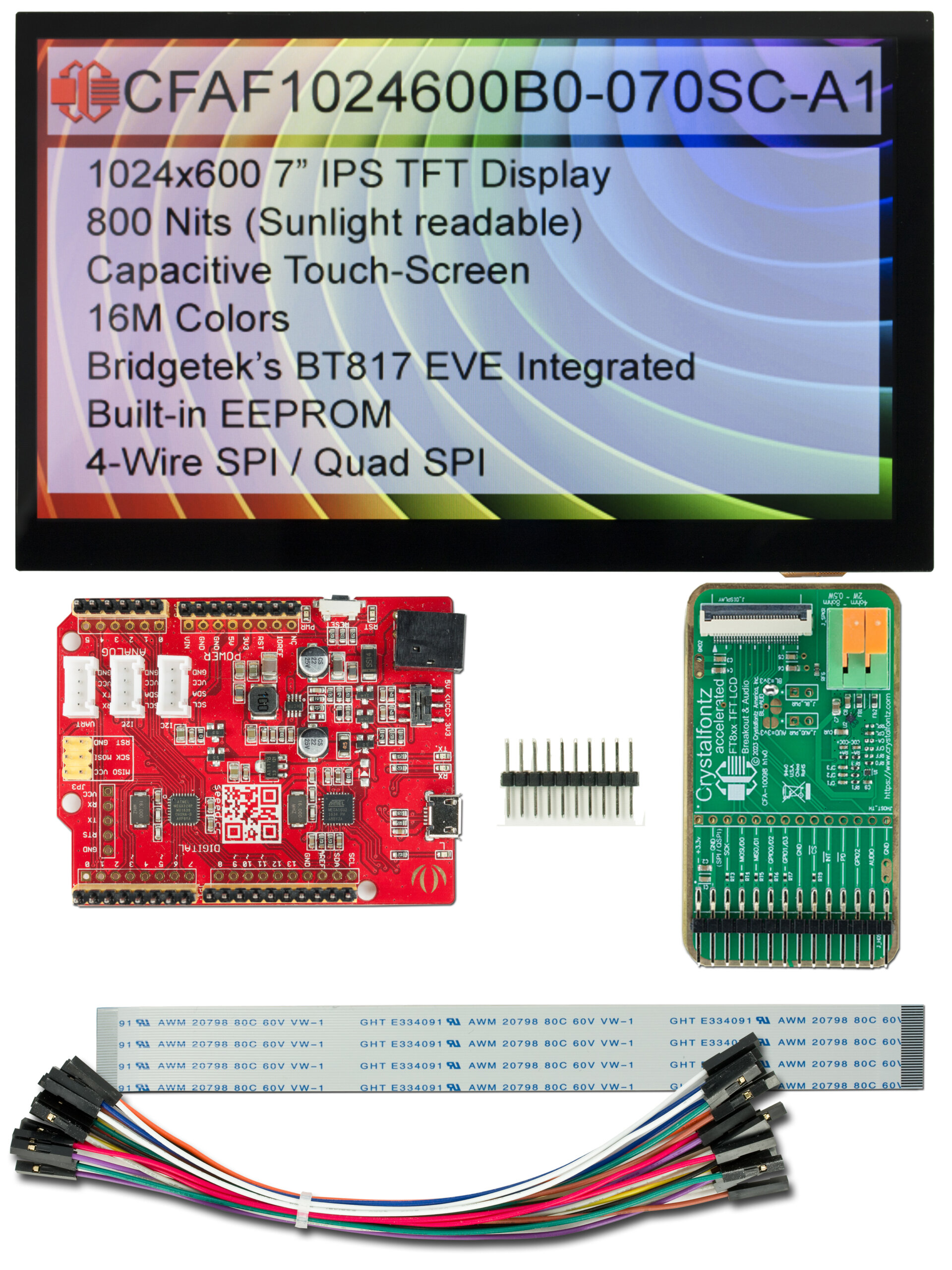 Crystalfontz LCDs, OLEDs, ePaper & TFT Displays