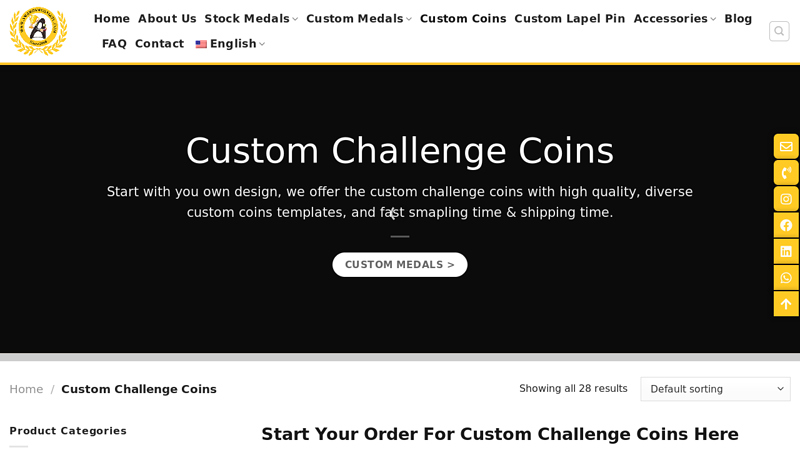 Custom Challenge Coins Manufacturer
