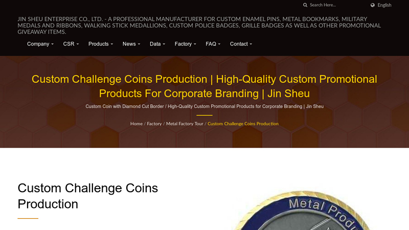Custom Challenge Coins Production