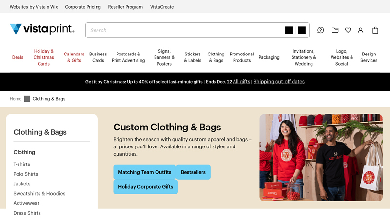Custom Clothing & Bags: Branded Clothing & Apparel