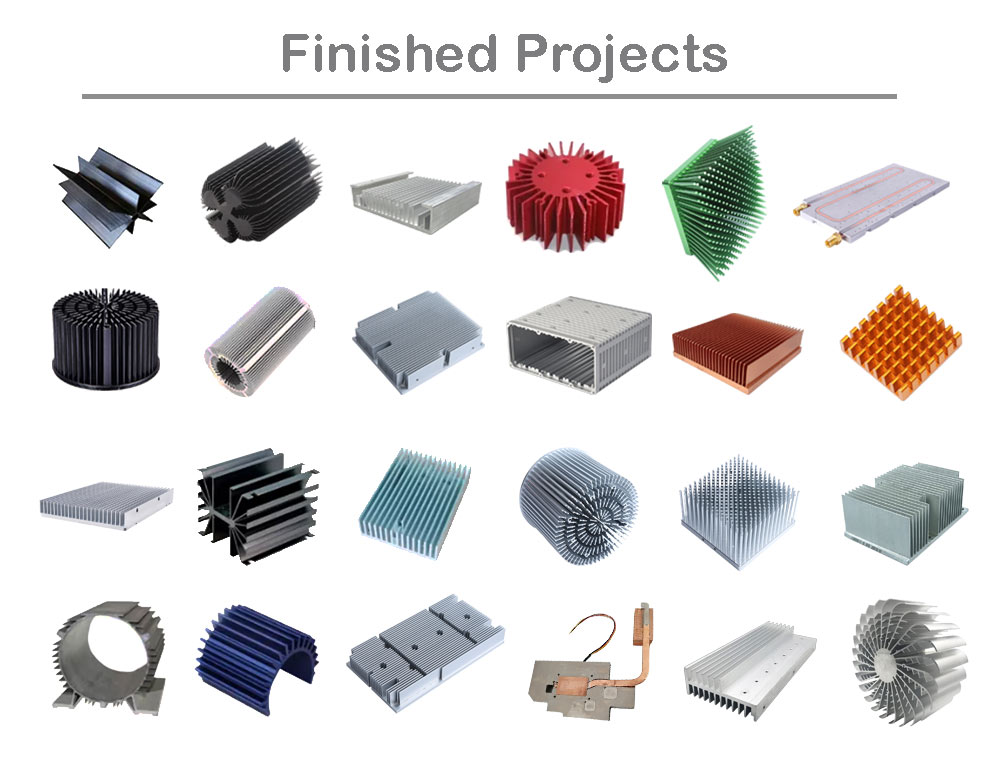 Custom Heat Sink, Aluminum or Copper Heatsinks Manufacturer