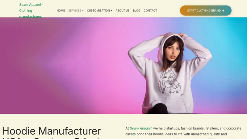 Custom Hoodies Manufacturers USA