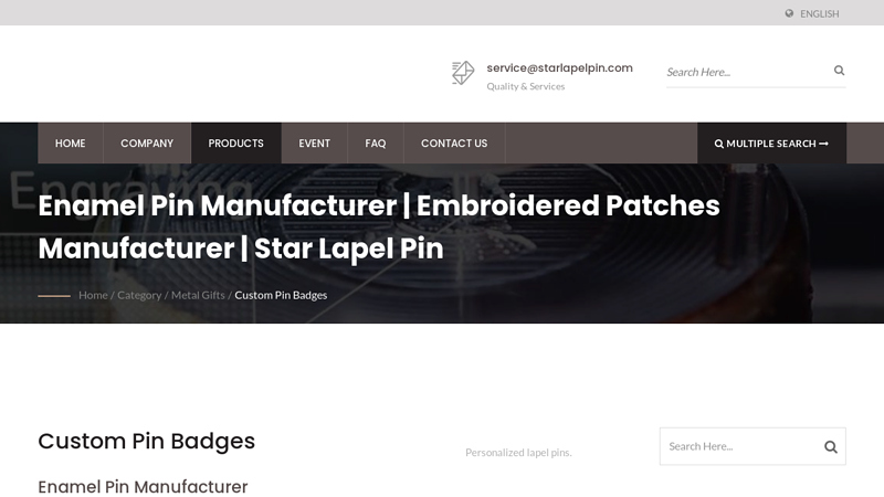 Custom Pin Badges