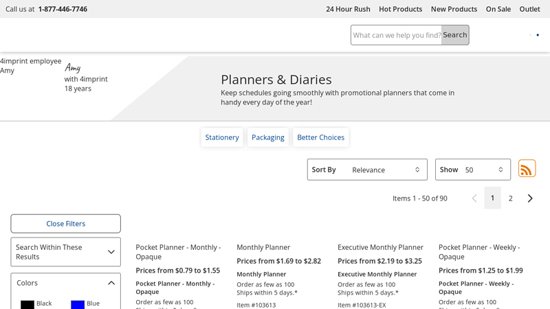 Custom Planners and Promotional Diaries