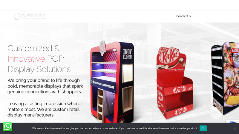 Custom retail display manufacturers
