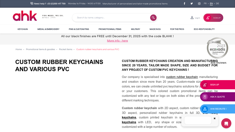 Custom rubber keychains
