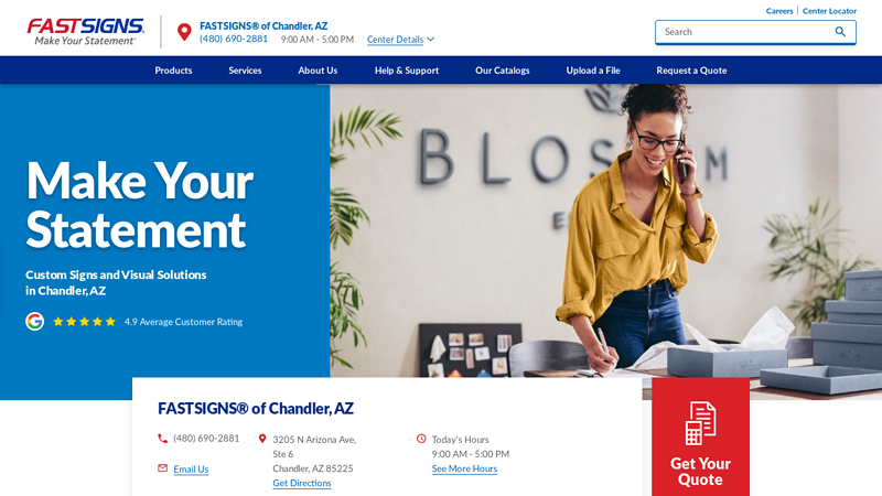 Custom Signs and Visual Solutions in Chandler, AZ
