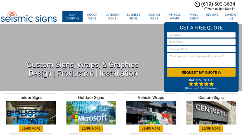 Custom Signs, Graphics, & Vehicle Wraps