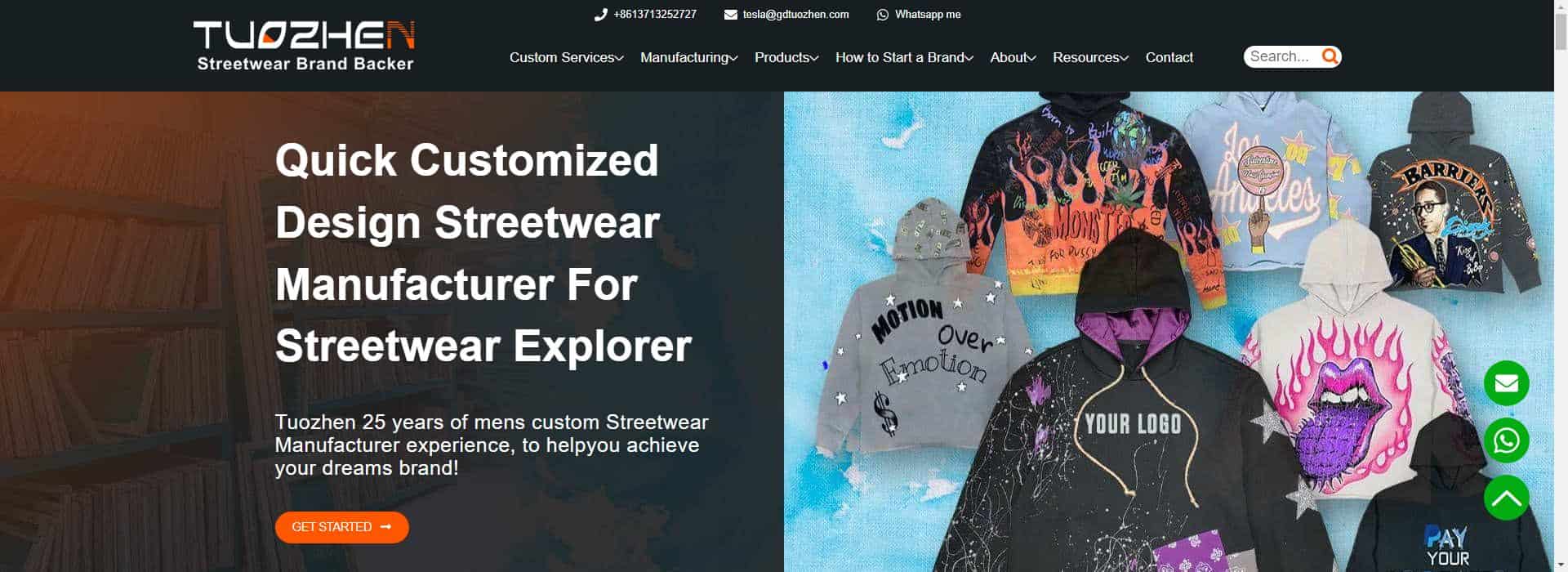 Custom Streetwear Manufacturers