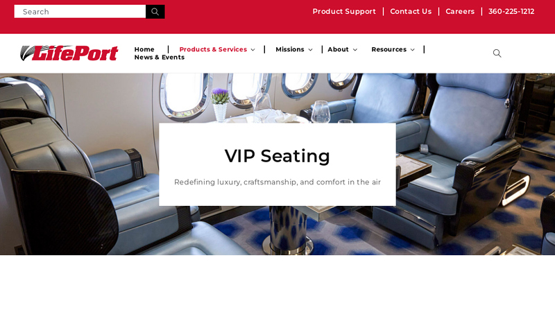 Custom VIP Aircraft Seating