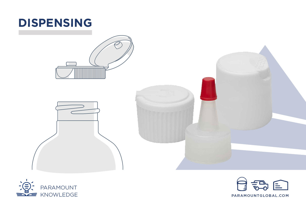 Dispensing Caps & Closures for Bottles, Jars & Flexibles