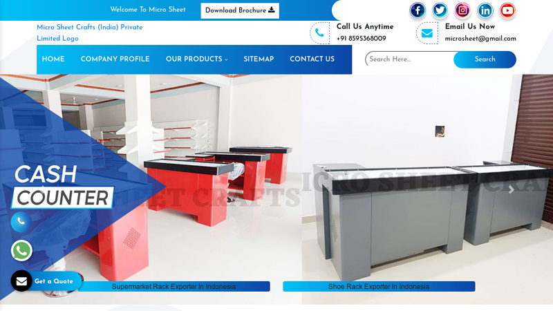 Display Rack Manufacturers In Indonesia, Supermarket Trolley