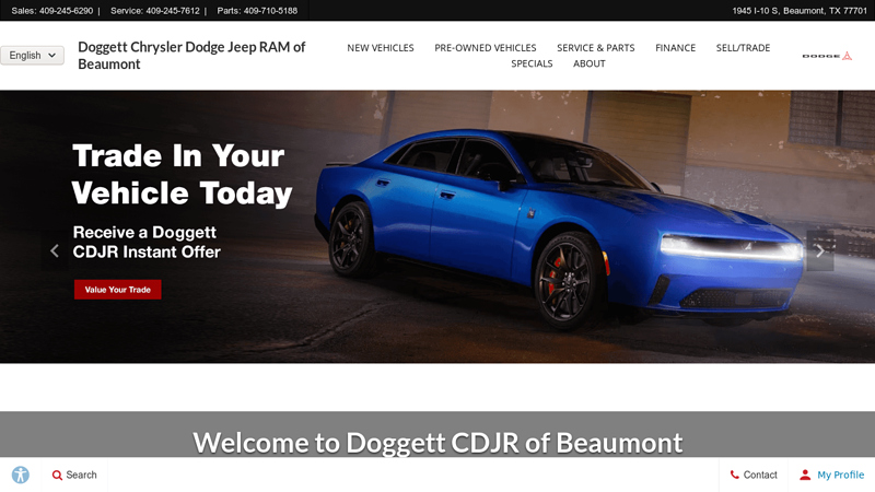 Doggett Chrysler Dodge Jeep RAM of Beaumont