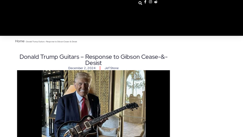 Donald Trump Guitars