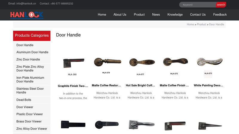 Door Handle Manufacturers, Suppliers, Factory