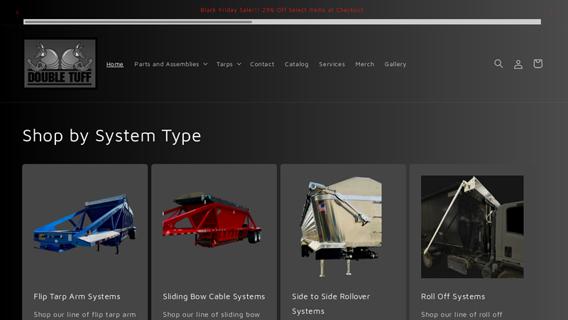 Double Tuff Truck Tarps