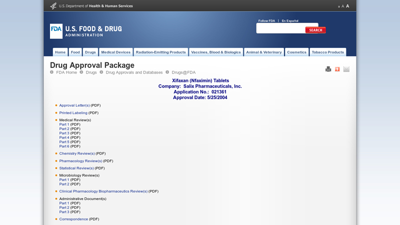Drug Approval Package