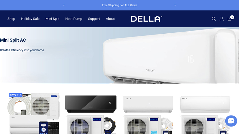 Ductless Mini Split AC (Air Conditioners)