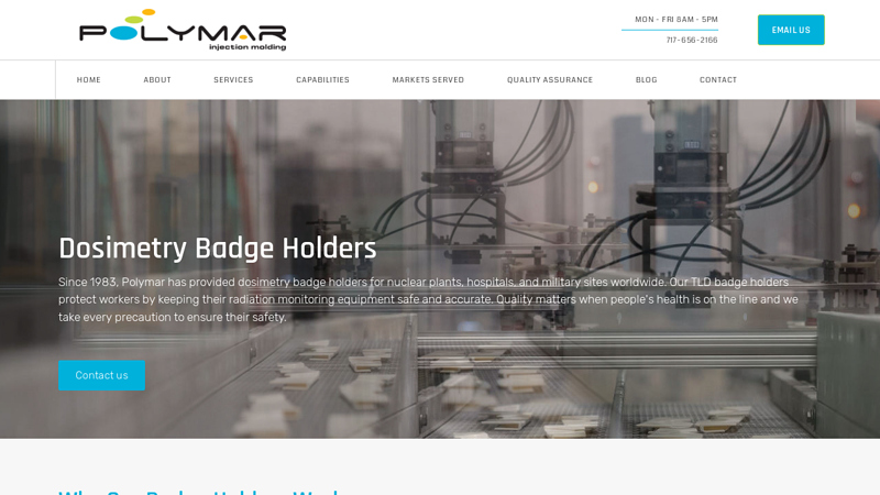 Durable Dosimetry Badge Holders for Reliable Radiation Safety