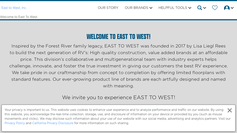 East to West