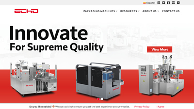 ECHO Machinery: Automatic Packaging Machine Manufacturer