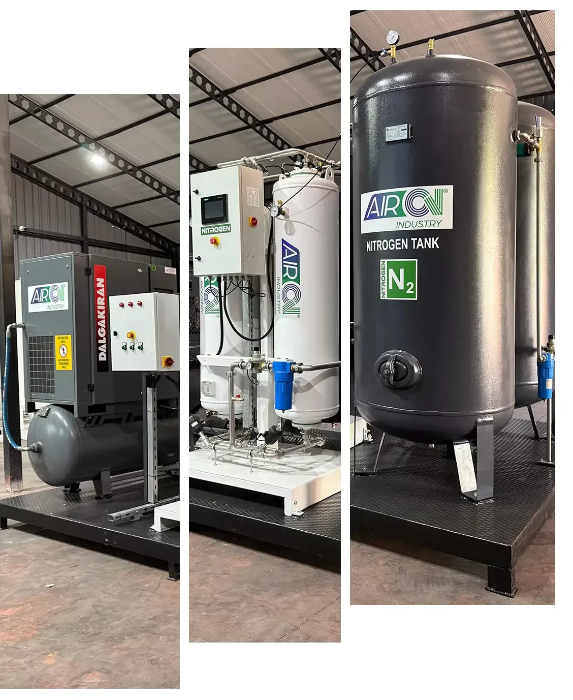 Efficient nitrogen generators