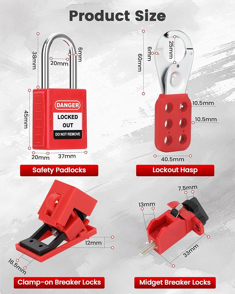 Electrical and Breaker Lockout Tagout Kits