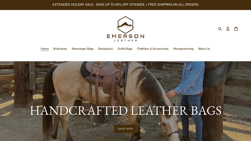 Emerson Leather Bags