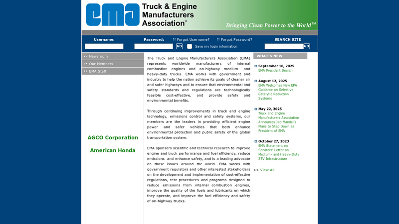 Engine Manufacturers Association: