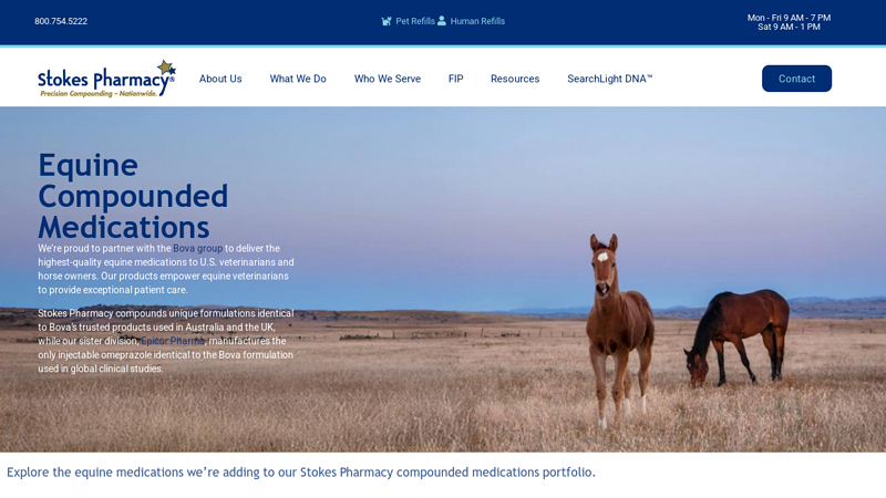 Equine Compounded Medications