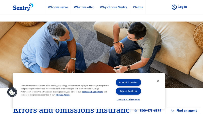 Errors and omissions insurance policy and coverage