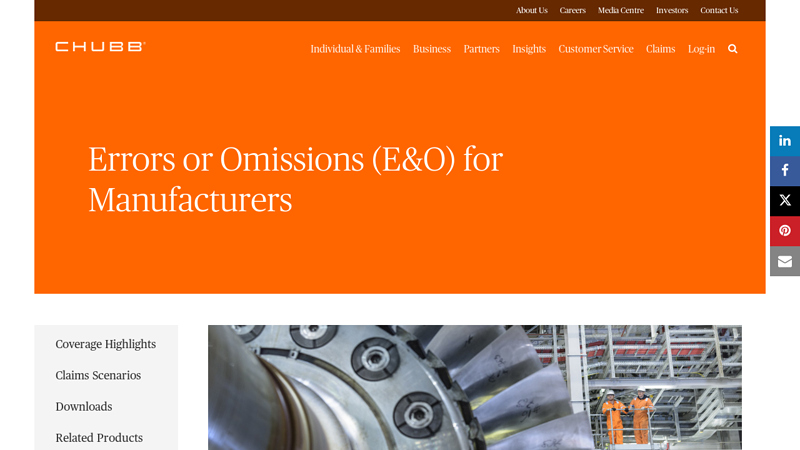 Errors or Omissions (E&O) for Manufacturers