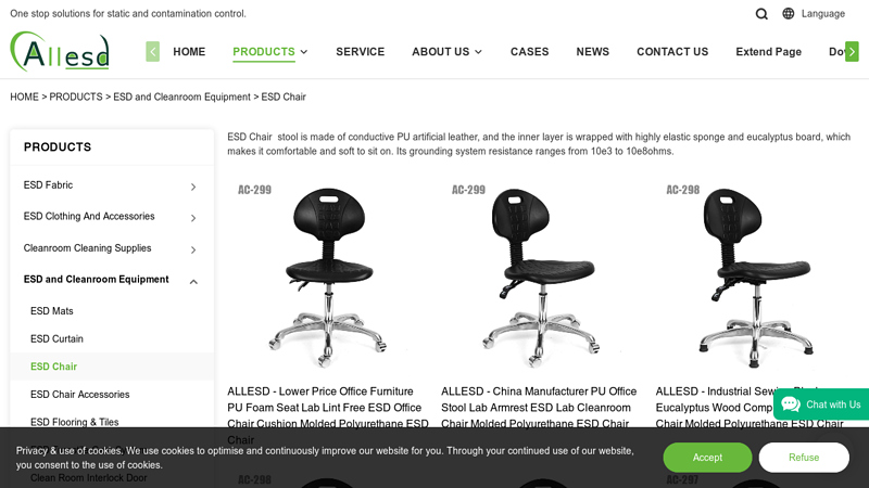 ESD Chair Manufacturers & Suppliers