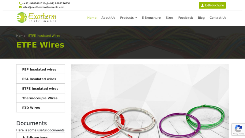 ETFE Wire & Cable Manufacturer