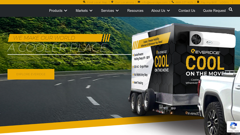 Everidge Commercial Refrigeration Equipment Sales, Service & Parts