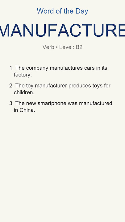 Examples of 'MANUFACTURER' in a sentence