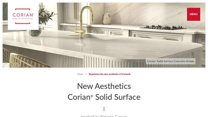 Experience the new aesthetics of Corian®