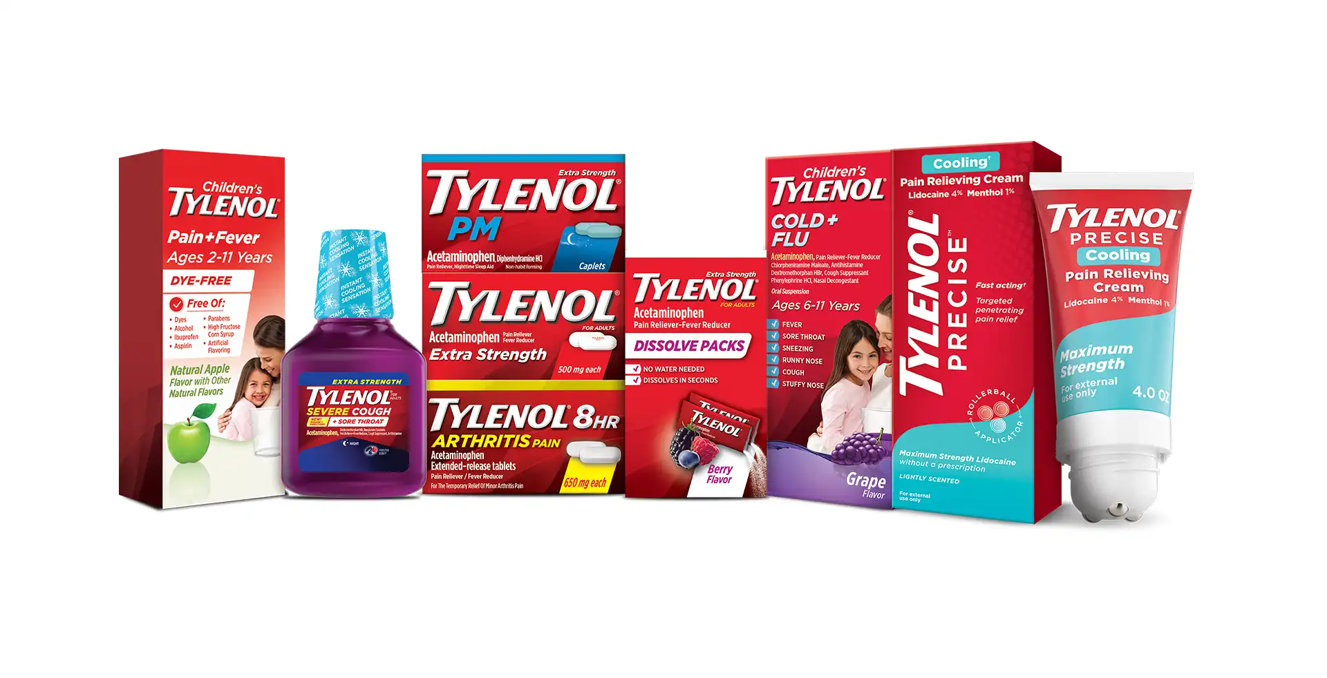 Explore All TYLENOL® Products to Help Relieve Your Pain