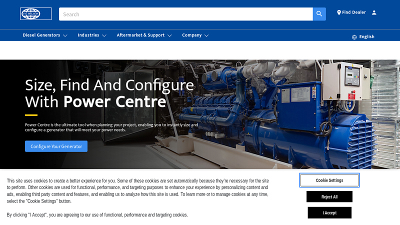 FG Wilson Generator Manufacturer