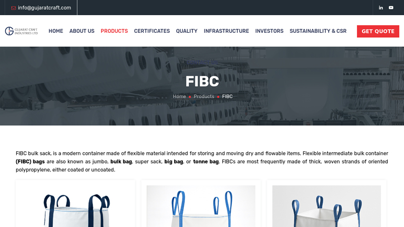 FIBC Bags & Big Bags Manufacturer & Exporter