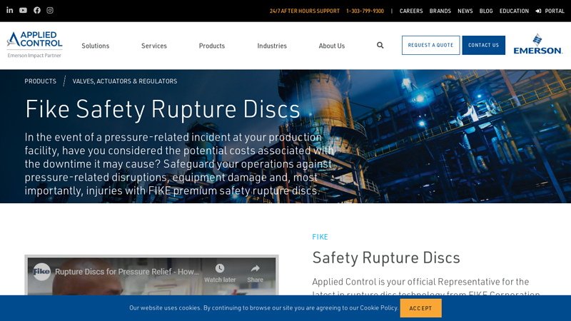 Fike Safety Rupture Discs