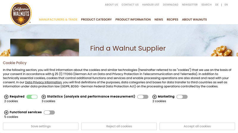 Find a Walnut Supplier