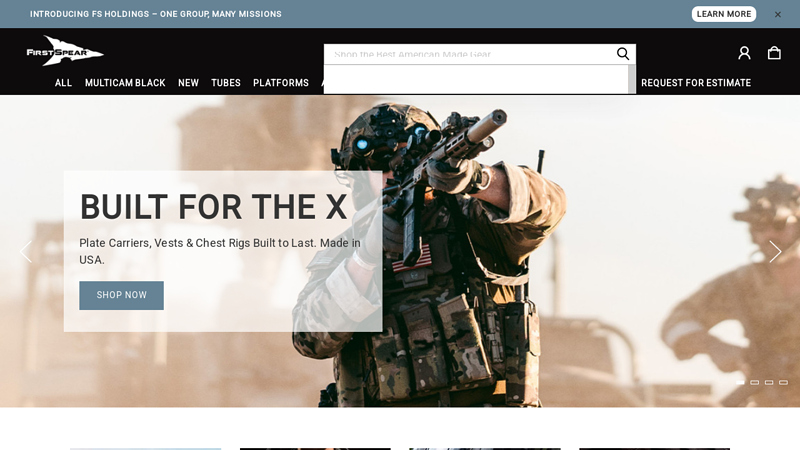 FirstSpear Tactical Plate Carriers, Patches & Clothing Made in USA