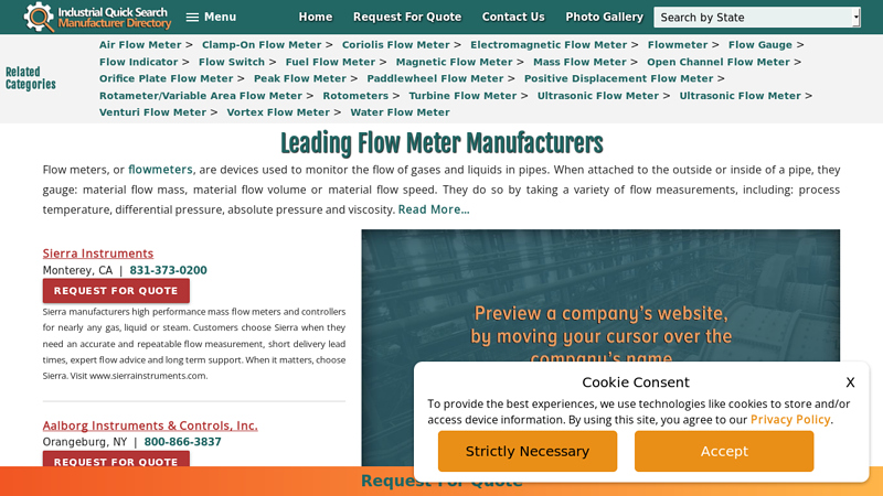 Flow Meter Manufacturers
